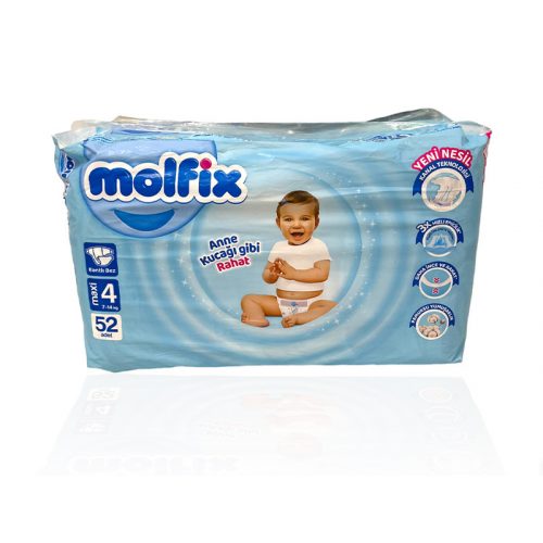 Molfix gyermekpelenka 4-es (7-14 kg) 52 db-os