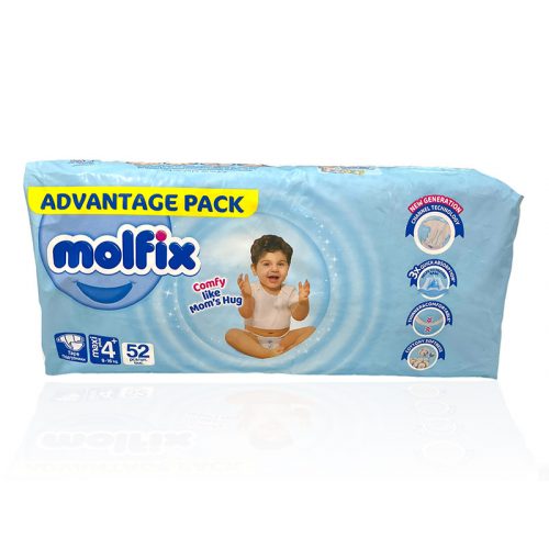 Molfix gyermekpelenka 4+-os (9-16 kg) 52 db-os