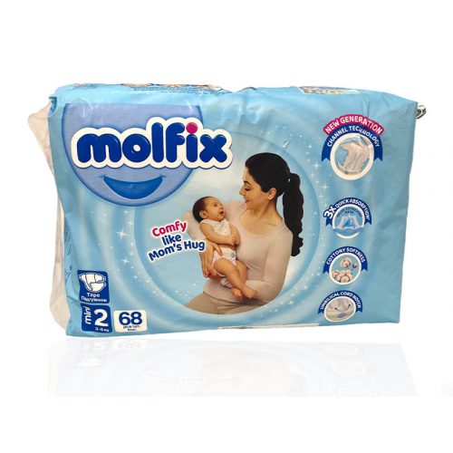 Molfix gyermekpelenka 2-es (3-6 kg) 68db-os